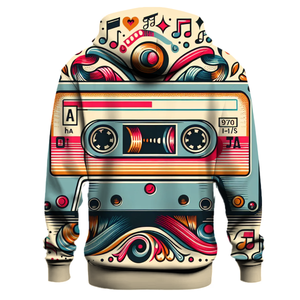 Retro Graphic Cassette Hoodie