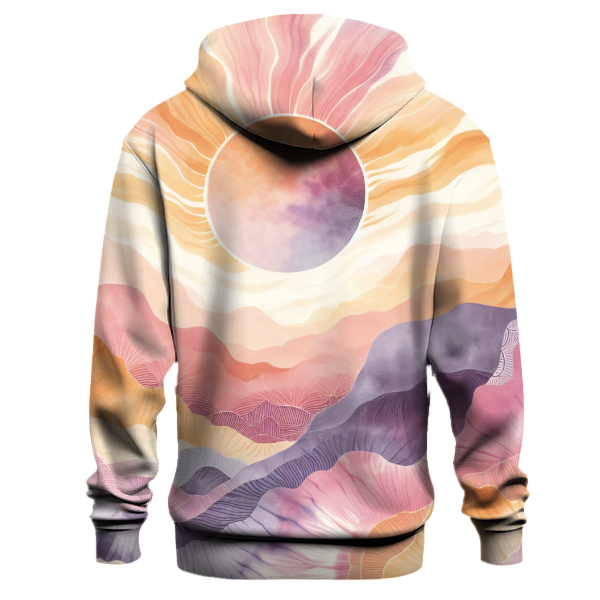 Sunset Breeze Tie-dye Design Hoodie