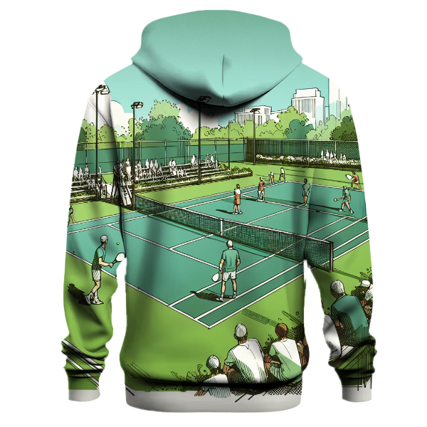 Tennis Court Energy Hoodie