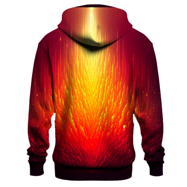 Fiery Ember Cascade Hoodie