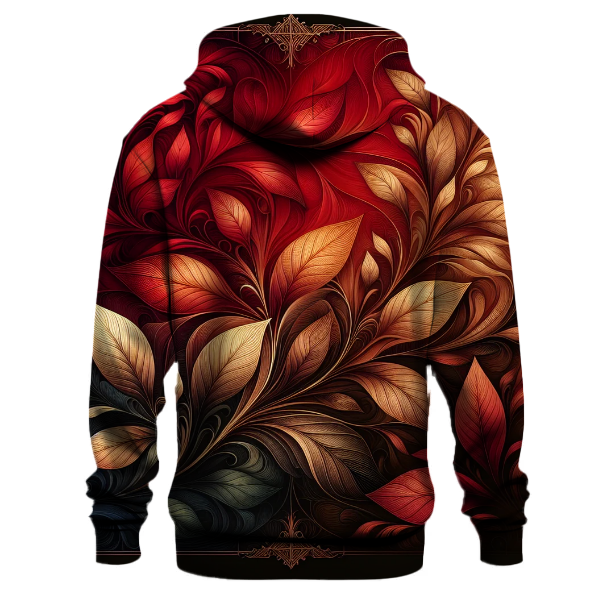 Crimson Forest Gradient Hoodie