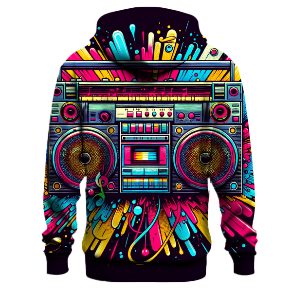 Boombox Blast Vibes Hoodie