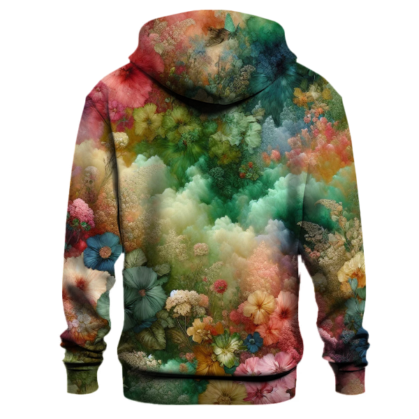 Lush Garden Tie-dye Design Hoodie