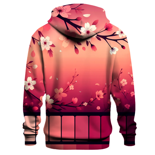 Cherry Blossom Evening Design Hoodie