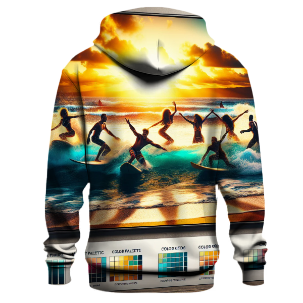 Surfing Sunset Adventure Hoodie
