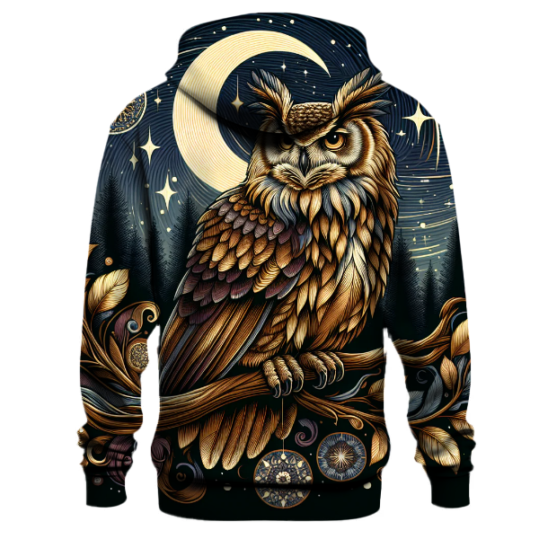 Celestial Owl Enchantment Hoodie