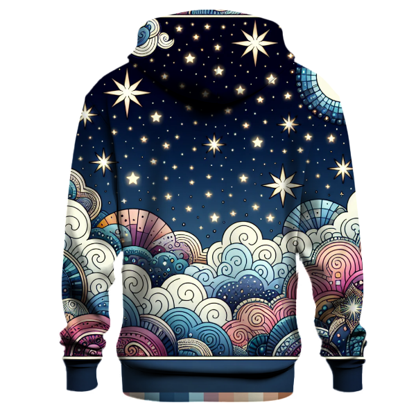 Charming Whimsical Stars Hoodie