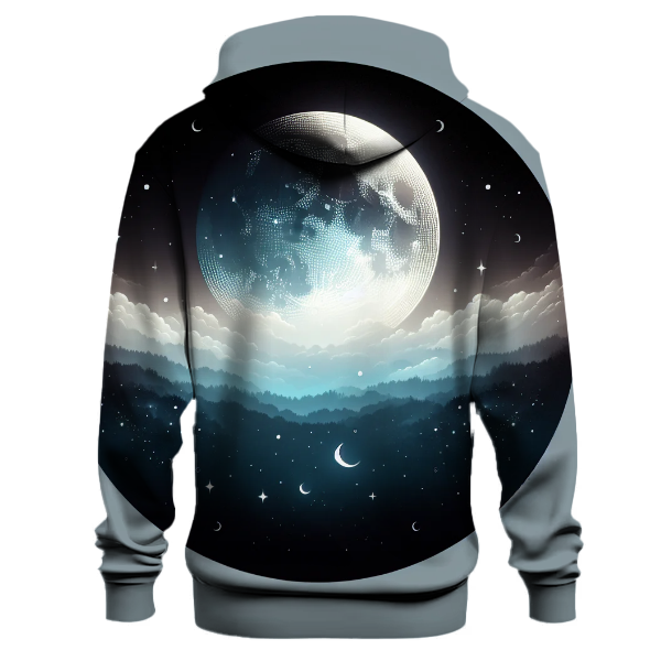 Silver Moonlit Dreams Hoodie