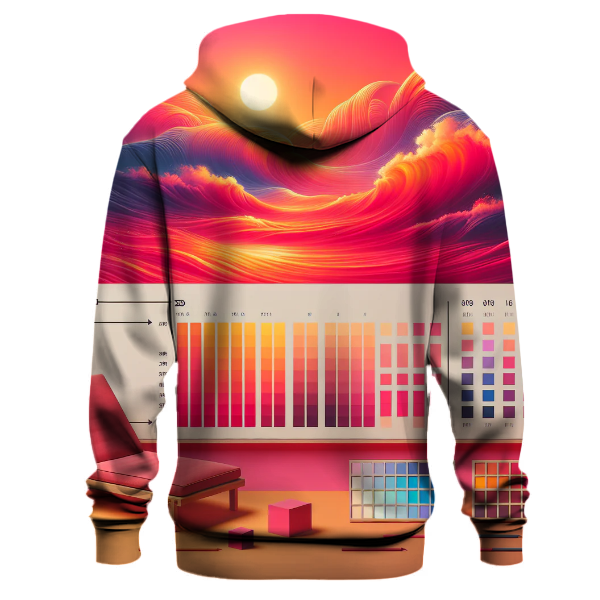 Sunset Wave Gradient Hoodie
