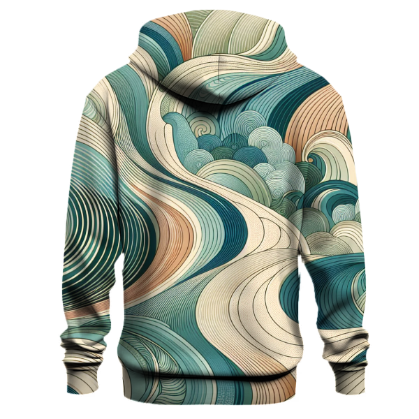 Ethereal Waves Design Hoodie