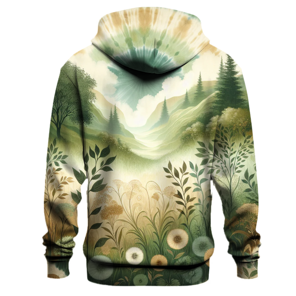 Rustic Meadow Tie-Dye Hoodie