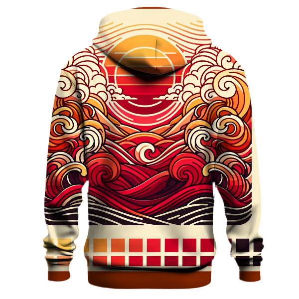 Fiery Sunset Radiance Hoodie