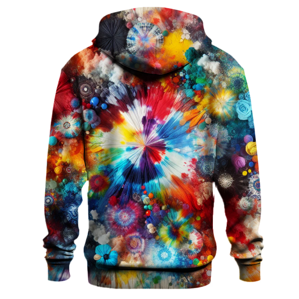 Rainbow Tie-Dye Splash Hoodie