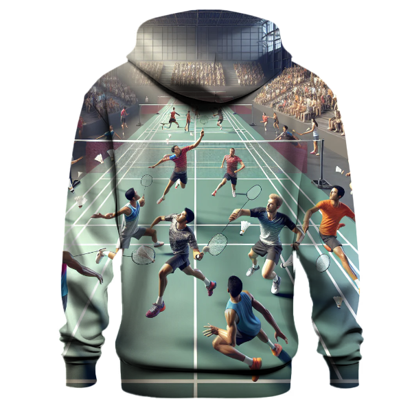 Badminton Birdie Bounce Hoodie