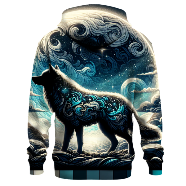 Mystic Wolf Howl Hoodie