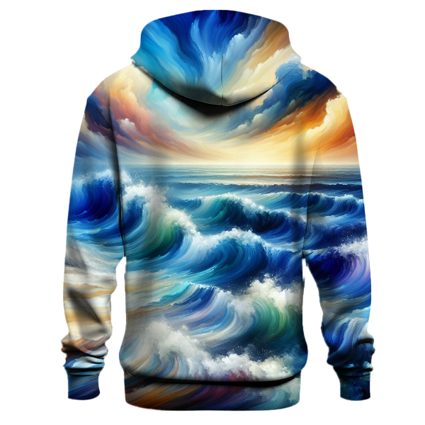 Exotic Ocean Waves Hoodie