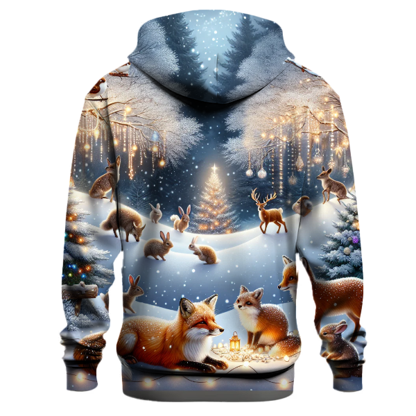 Festive Winter Woodland Hoodie