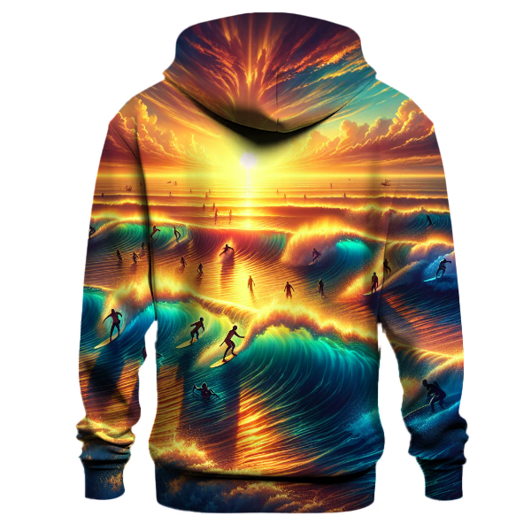 Surfing Sunset Catcher Hoodie