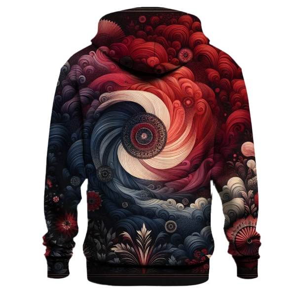 Crimson Nightfall Hoodie
