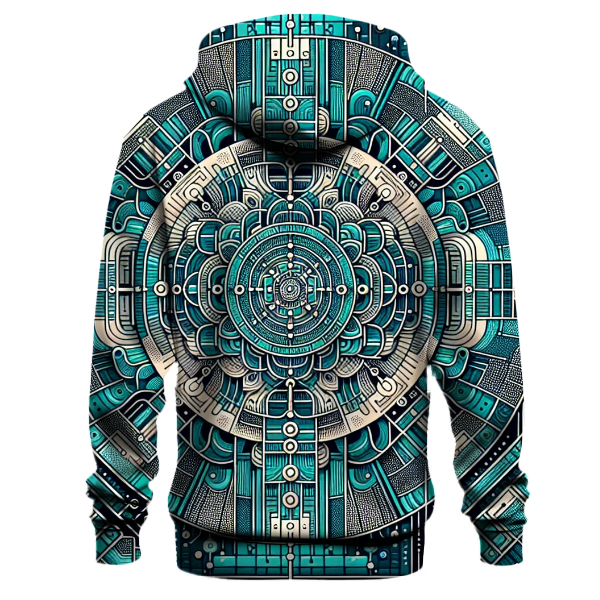 Futuristic Gridscape Hoodie
