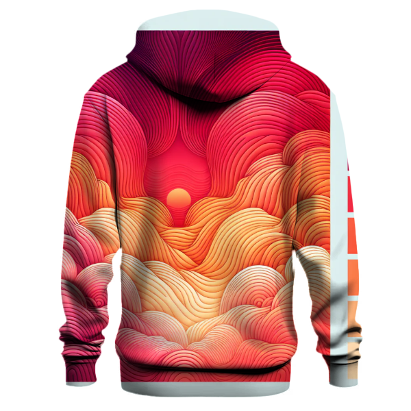 Glowing Sunset Gradient Hoodie