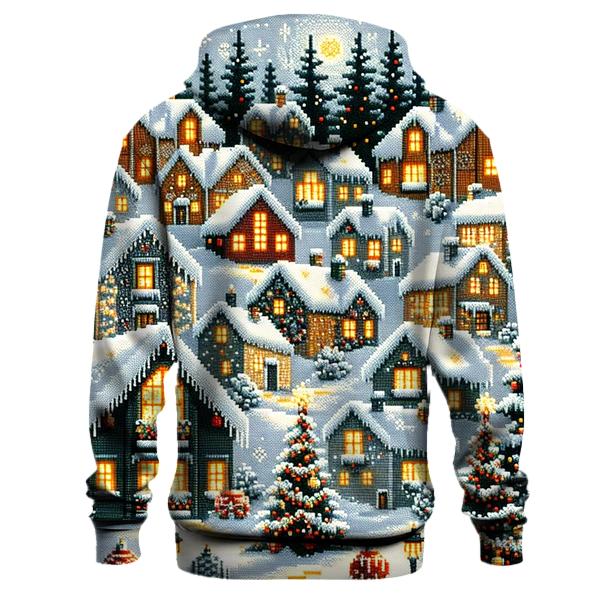 Winter Wonderland Village Design Hoodie