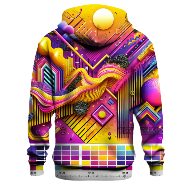 Funky 80s Fashion Hoodie