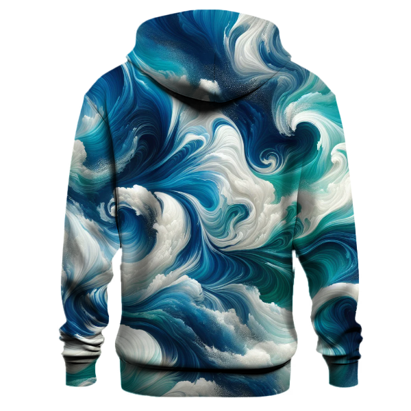 Ocean Wave Tie-Dye Hoodie