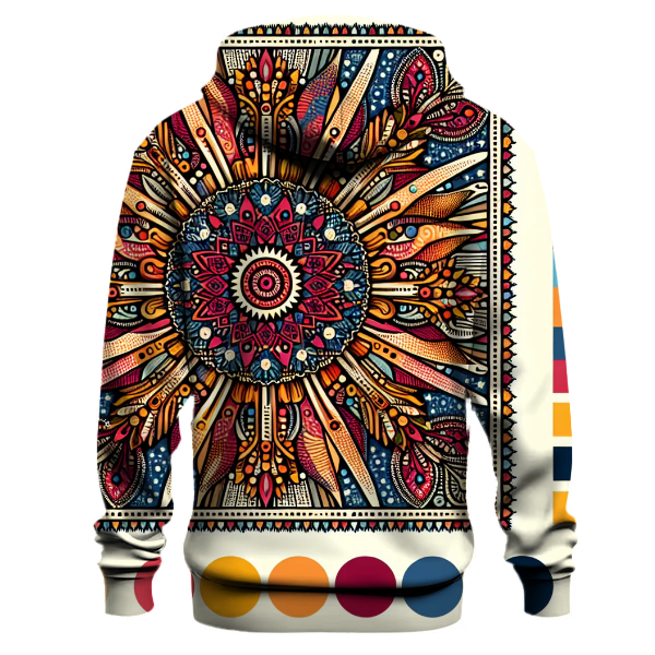 Bohemian Sunburst Radiance Hoodie