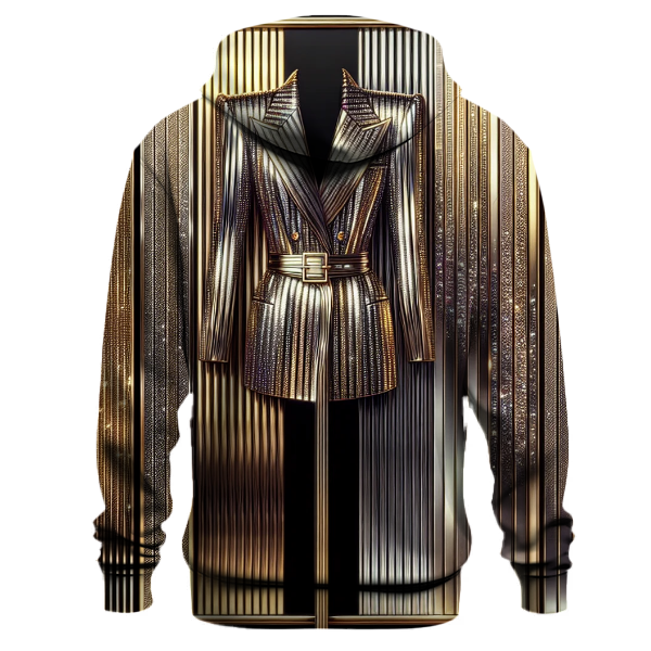 Glitz and Glam Stripes Hoodie