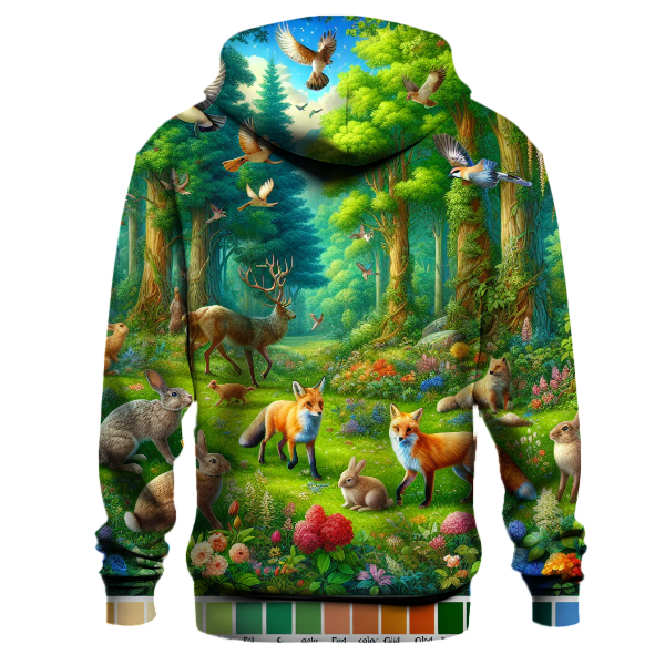 Enchanted Woodland Friends Hoodie