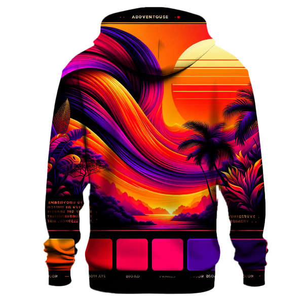 Fiery Jungle Sunset Hoodie