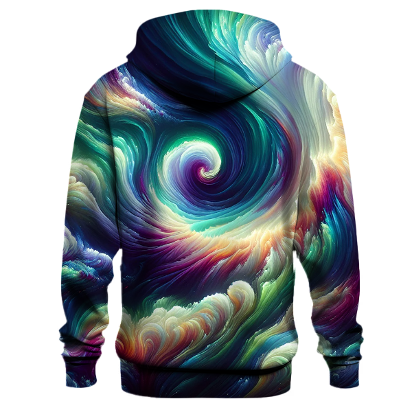 Ethereal Aurora Swirl Hoodie