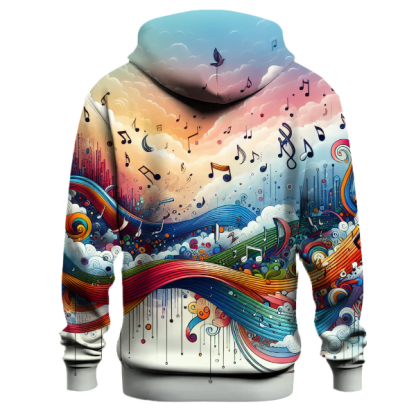 Radiant Music Waves Hoodie