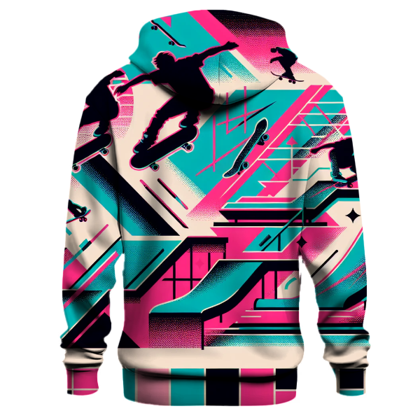 Rad Retro Skate Vibes Hoodie