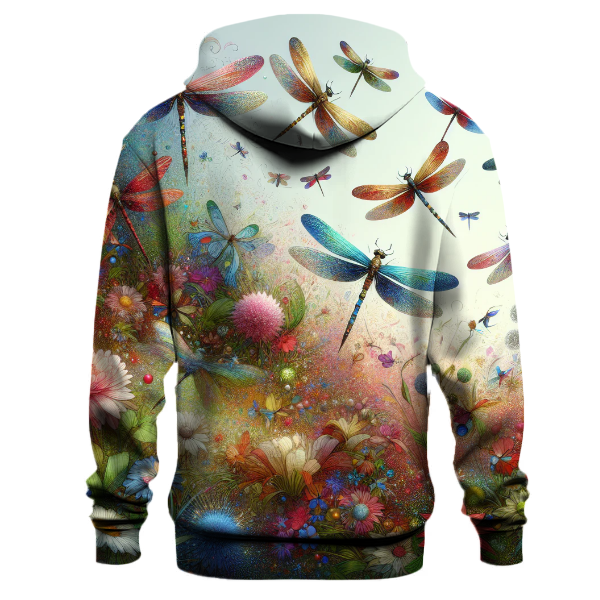 Enchanting Dragonflies in Flight Hoodie