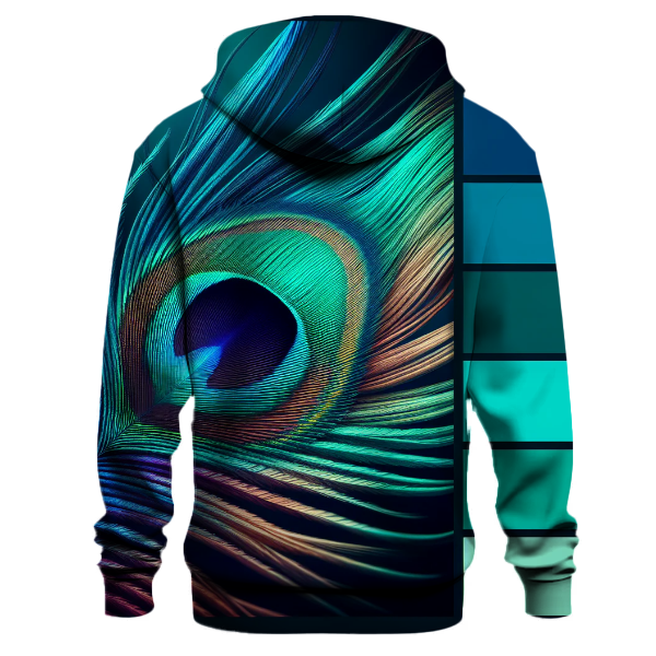 Peacock Elegance Hoodie