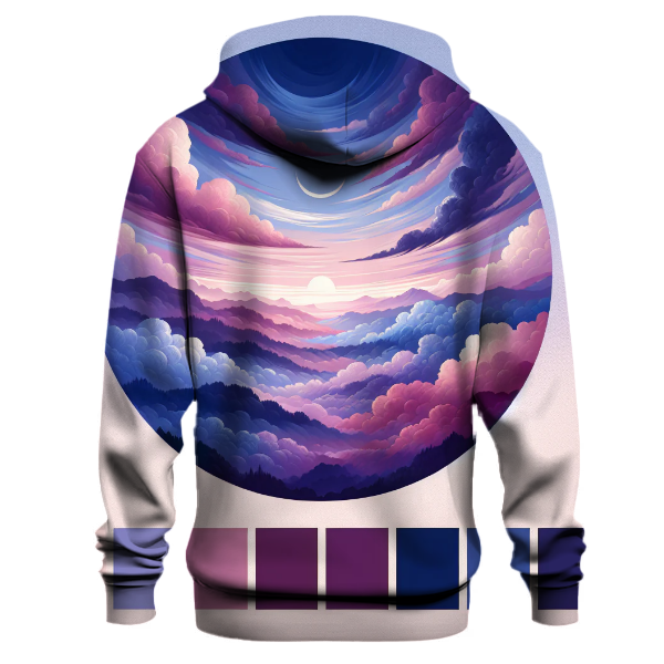 Dusk Glow Tie-Dye Design Hoodie