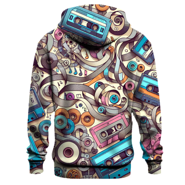 Cassette Tape Cascade Hoodie