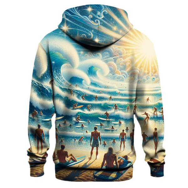 Surfing Waves of Joy Hoodie