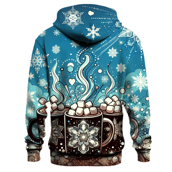 Joyful Snowflakes and Hot Cocoa Hoodie
