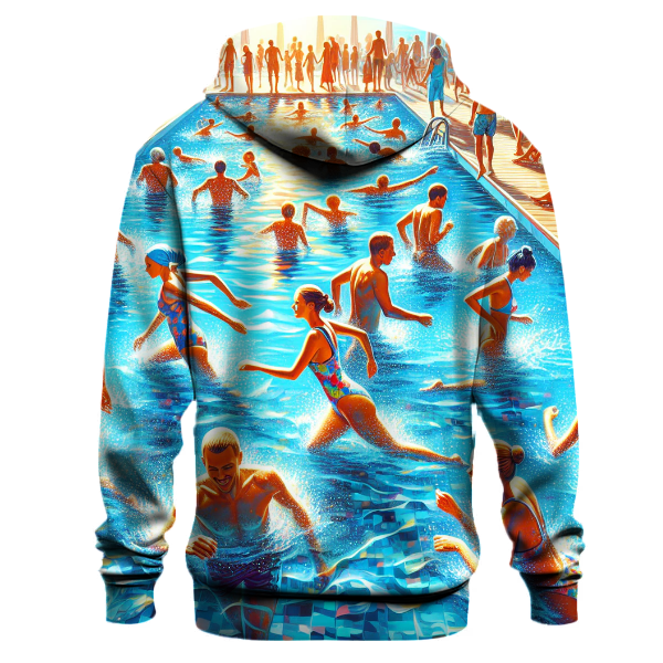 Swimming - Splash of Fun Hoodie