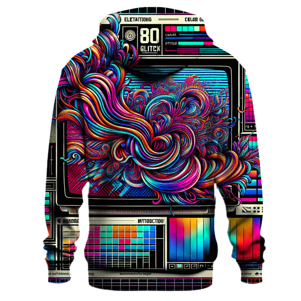 Geometric Glitch Hoodie
