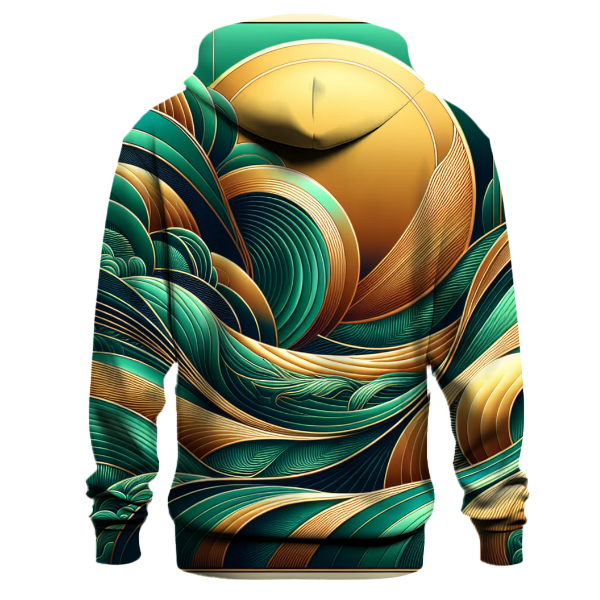 Emerald Sunset Flow Hoodie