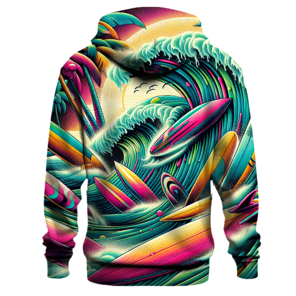 Neon Paradise Surf Hoodie