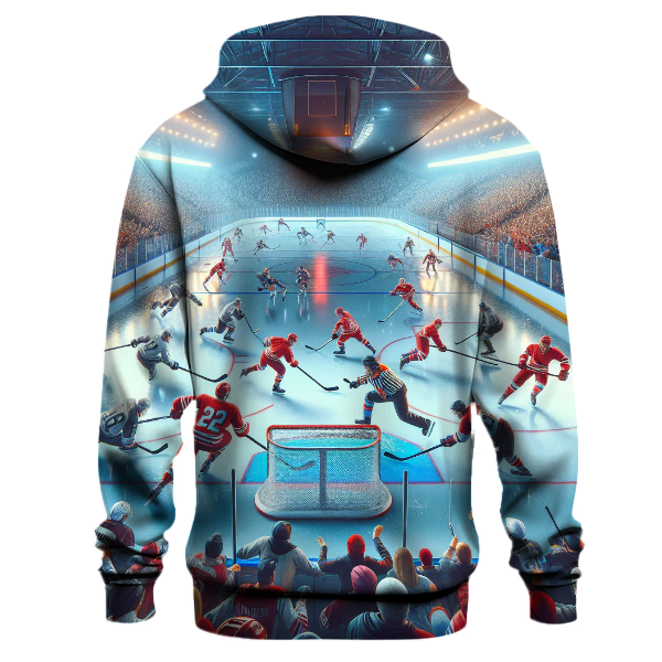 Ice Hockey Rink Hoodie