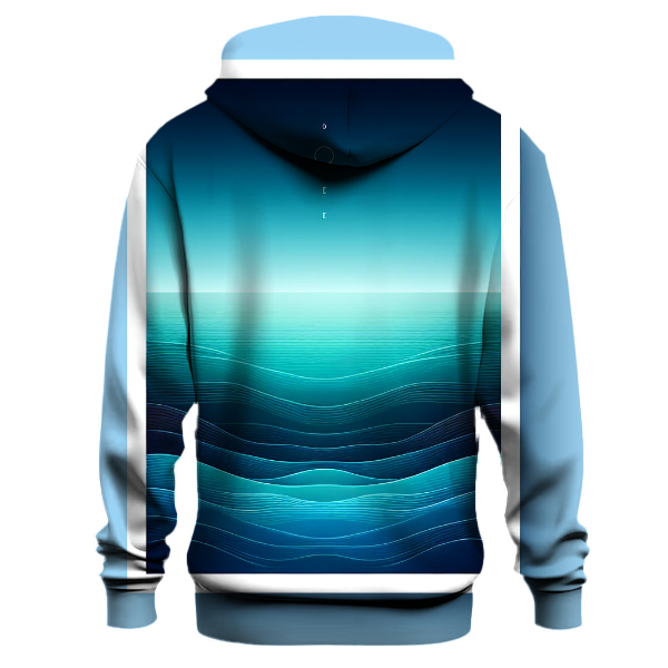 Ocean Blue Horizon Hoodie