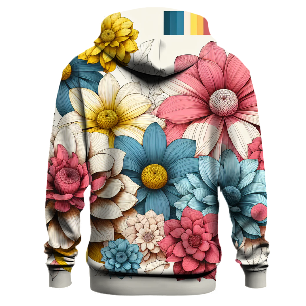 Vibrant Flower Power Hoodie