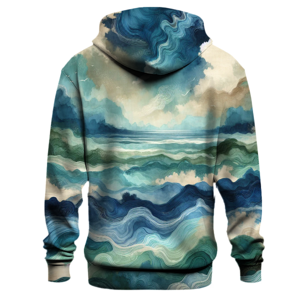 Sapphire Ocean Tides Hoodie