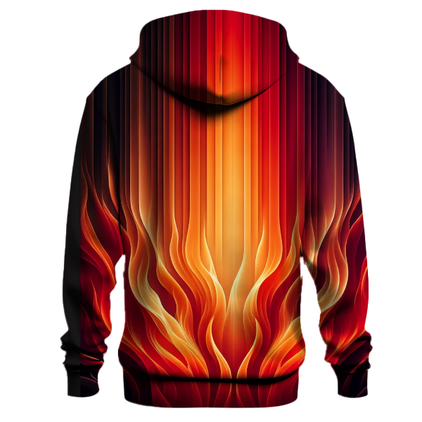Fiery Ember Gradation Hoodie